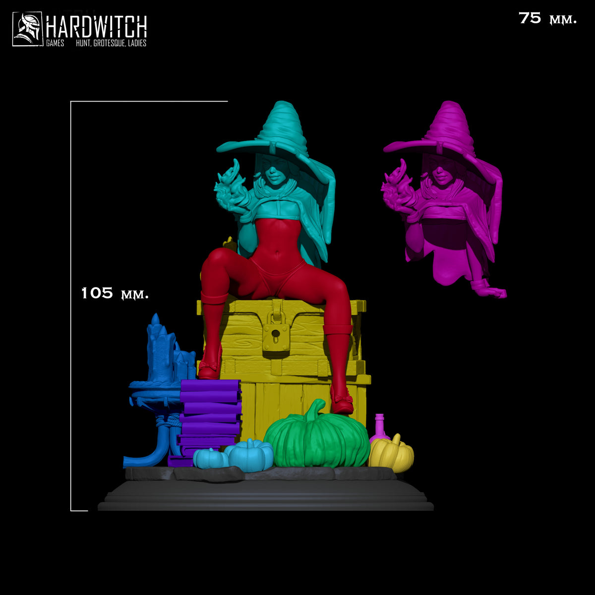 1962 Kidah Brown_Fortuna Magica NSFW Mini - STL 3D Print Files