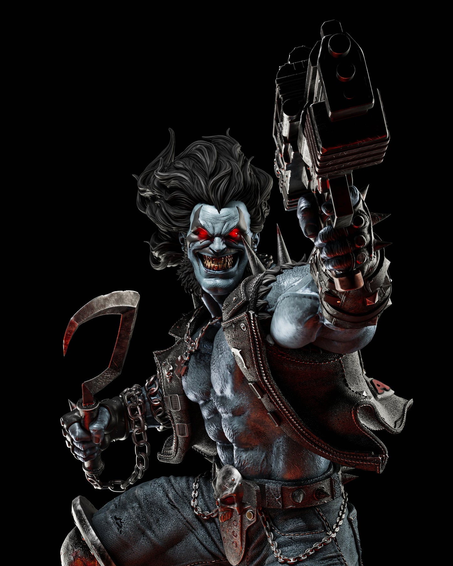 0988 Lobo - DC Comics (2351) - STL 3D Print Files