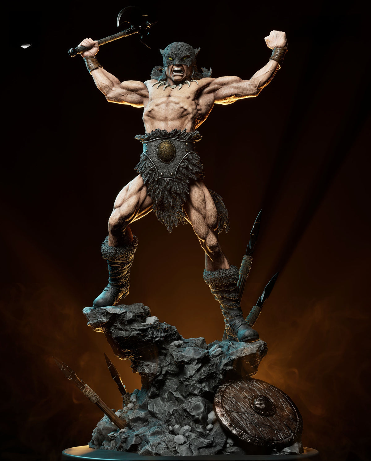 1800 The Dark Wolf - STL 3D Print Files