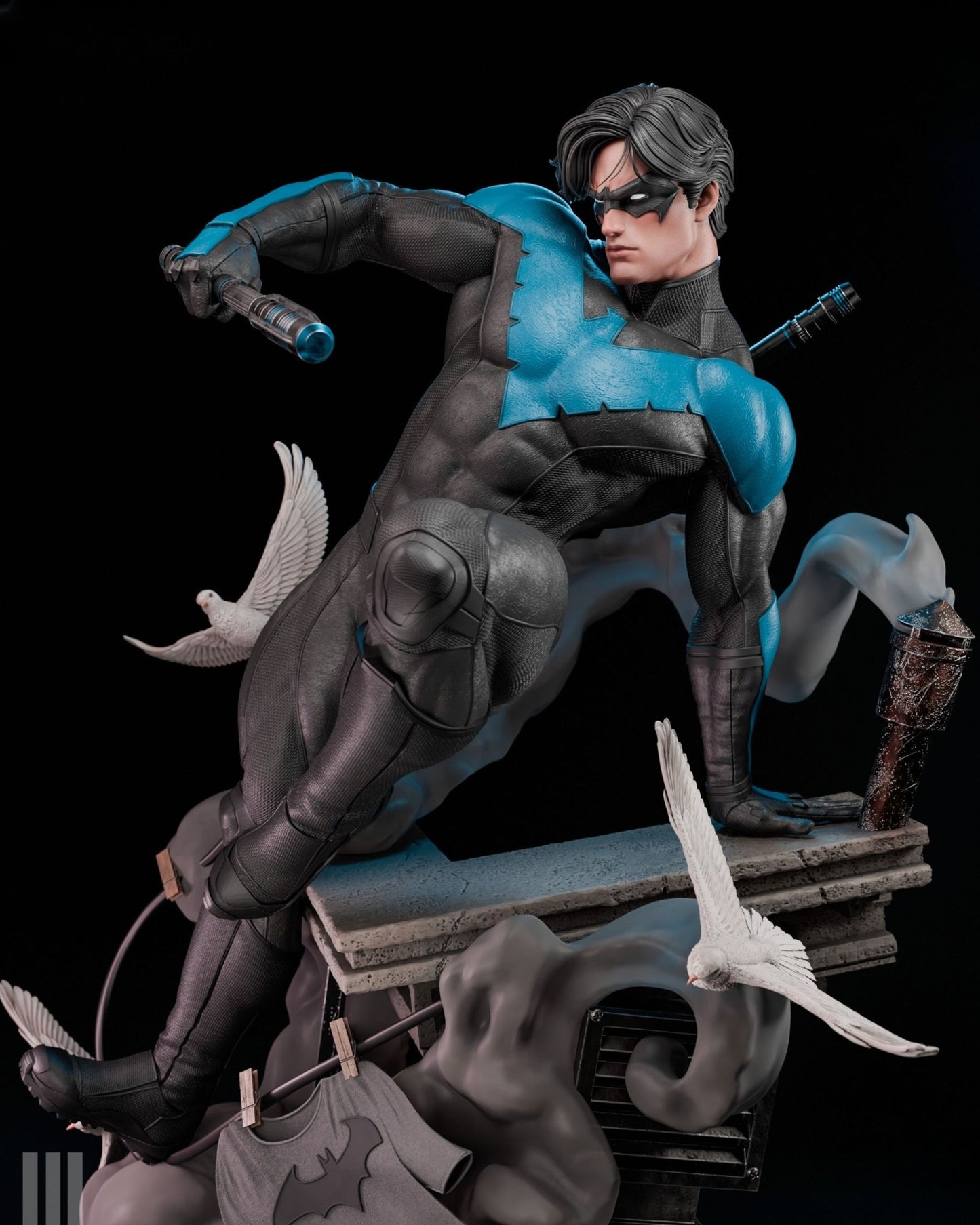 0556 Nightwing - Batman (4061) - STL 3D Print Files