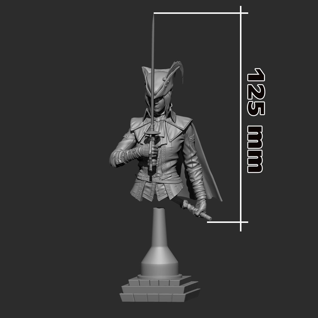 1150 Lady Maria_Bloodborne - STL 3D Print Files