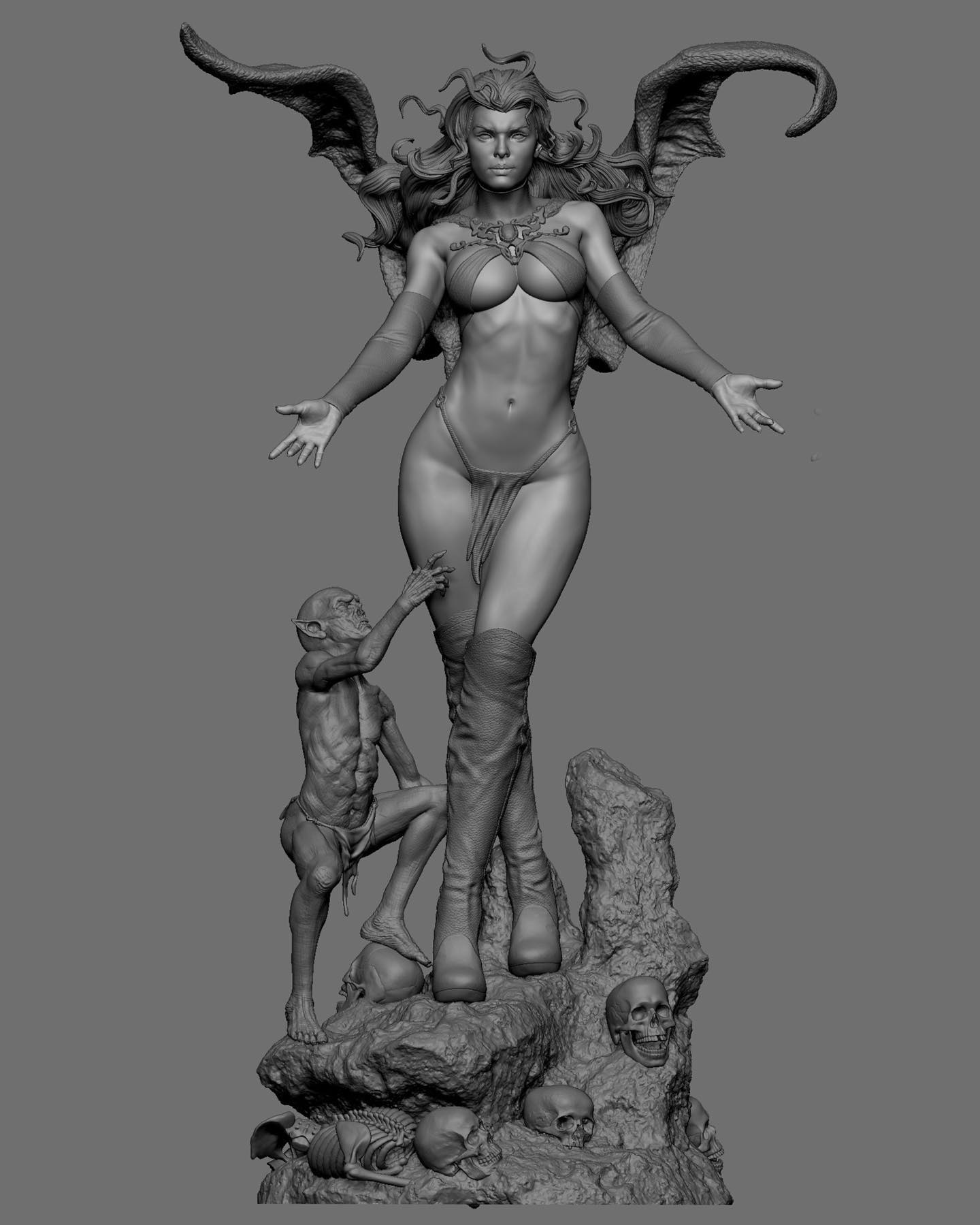 0446 Madelyne Pryor - The Goblin Queen (1397) - STL 3D Print Files