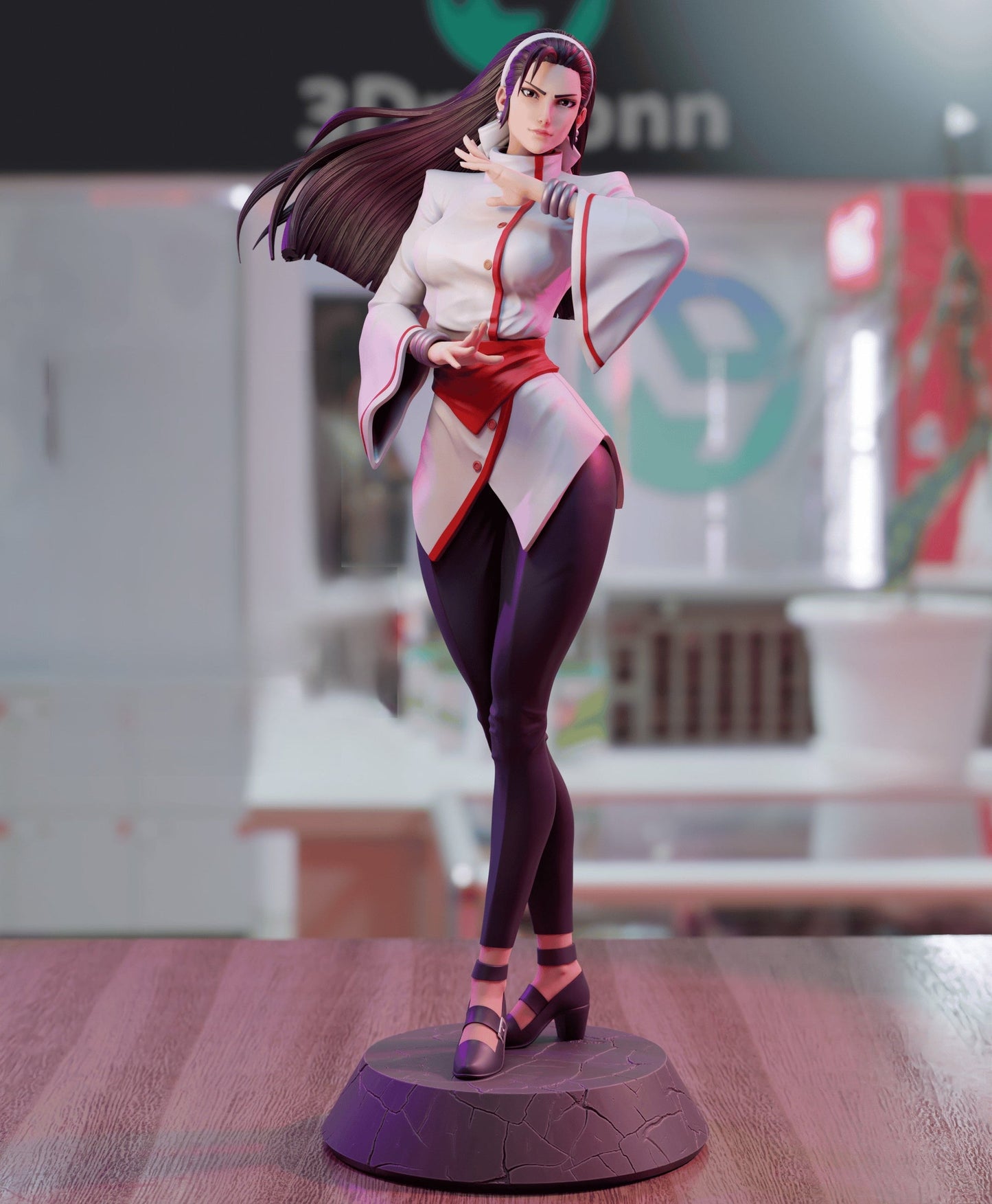 0166 Chizuru Kagura - The King of Fighters - STL 3D Print Files