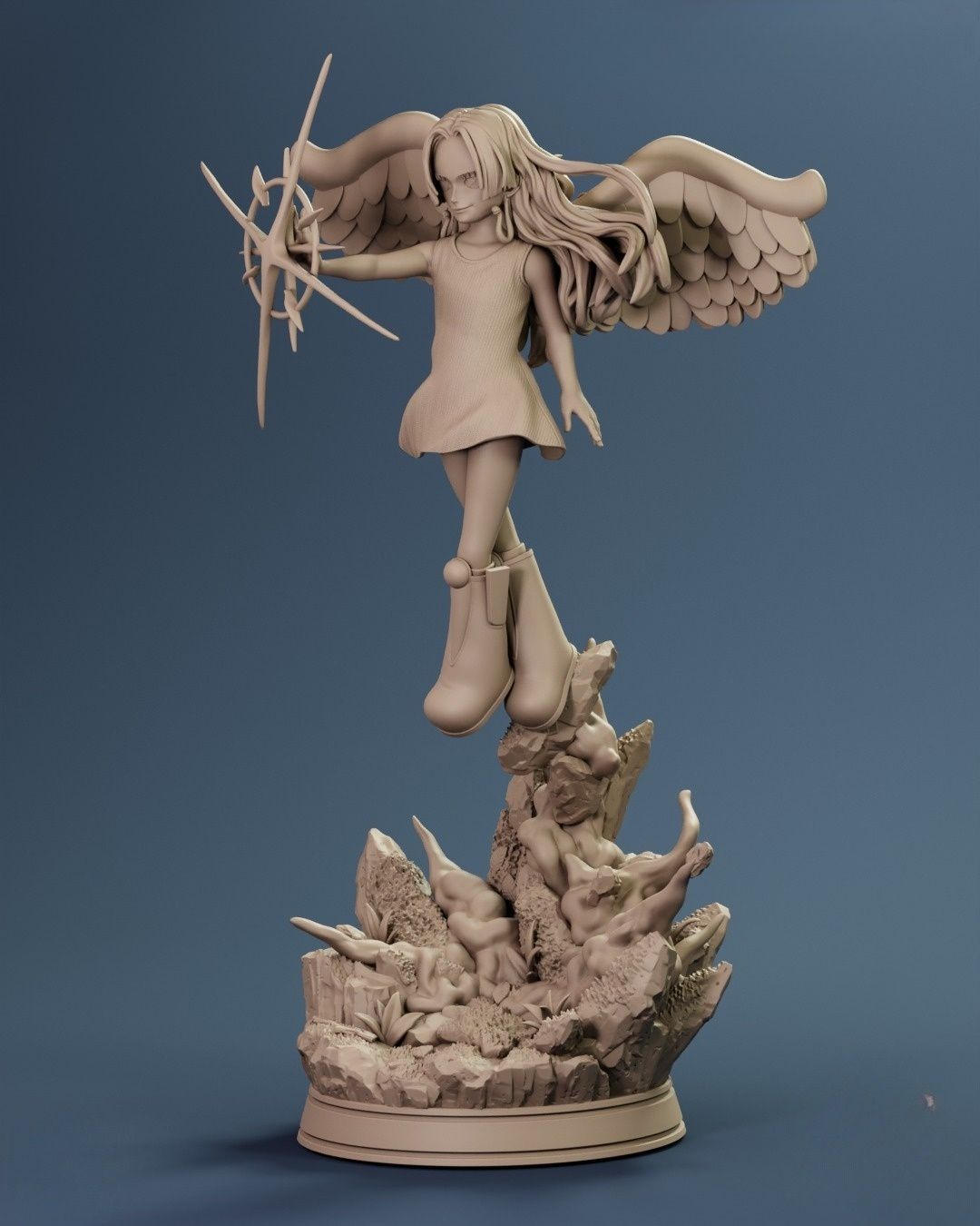 0235 Boa Hancock Seraphim (OP) - STL 3D Print Files