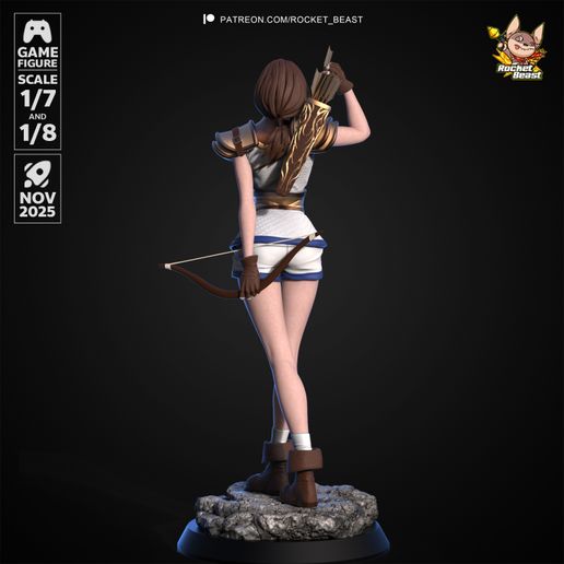 2092 Shana_The Legend of Dragoon - STL 3D Print Files