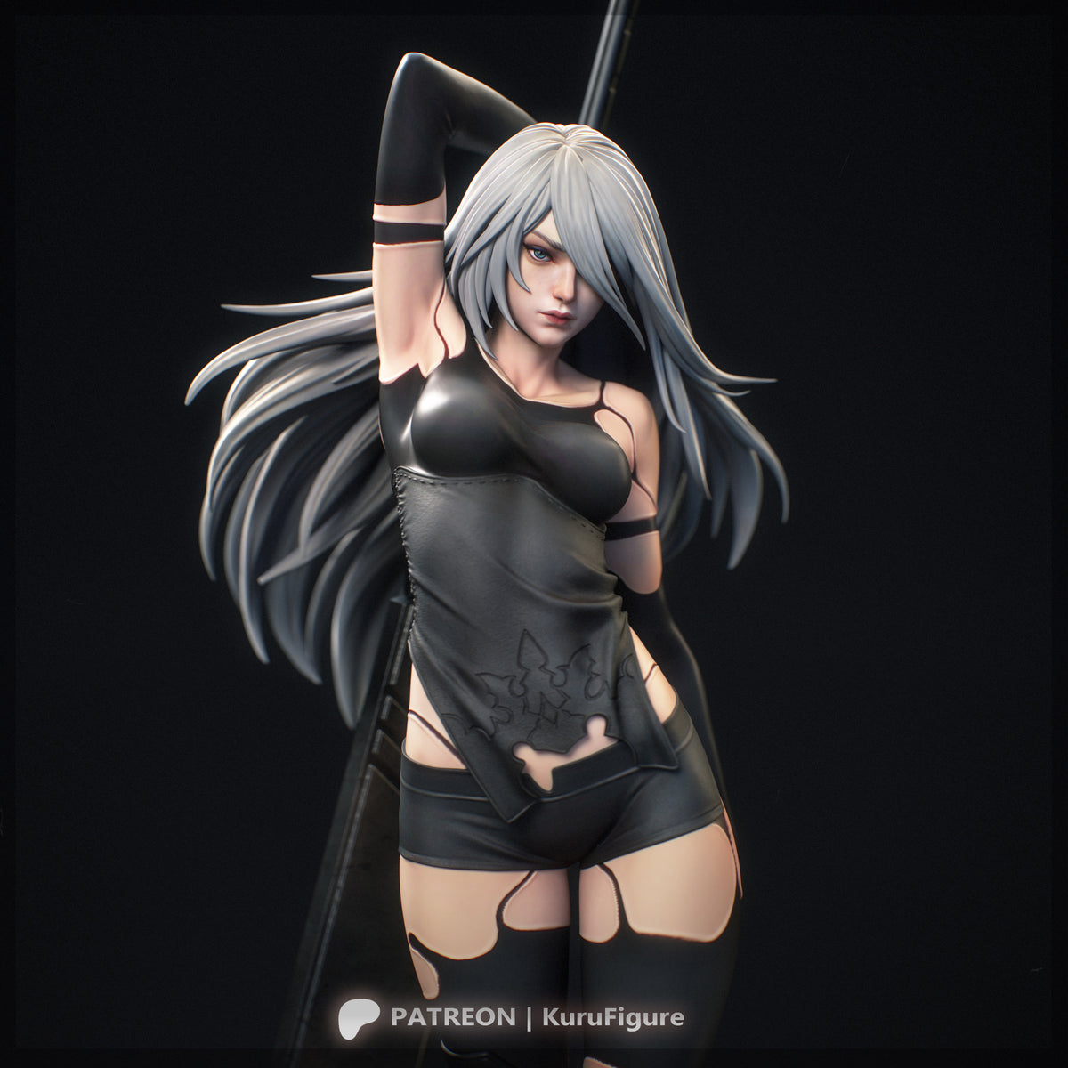 2123 A2_NieR Automata - STL 3D Print Files