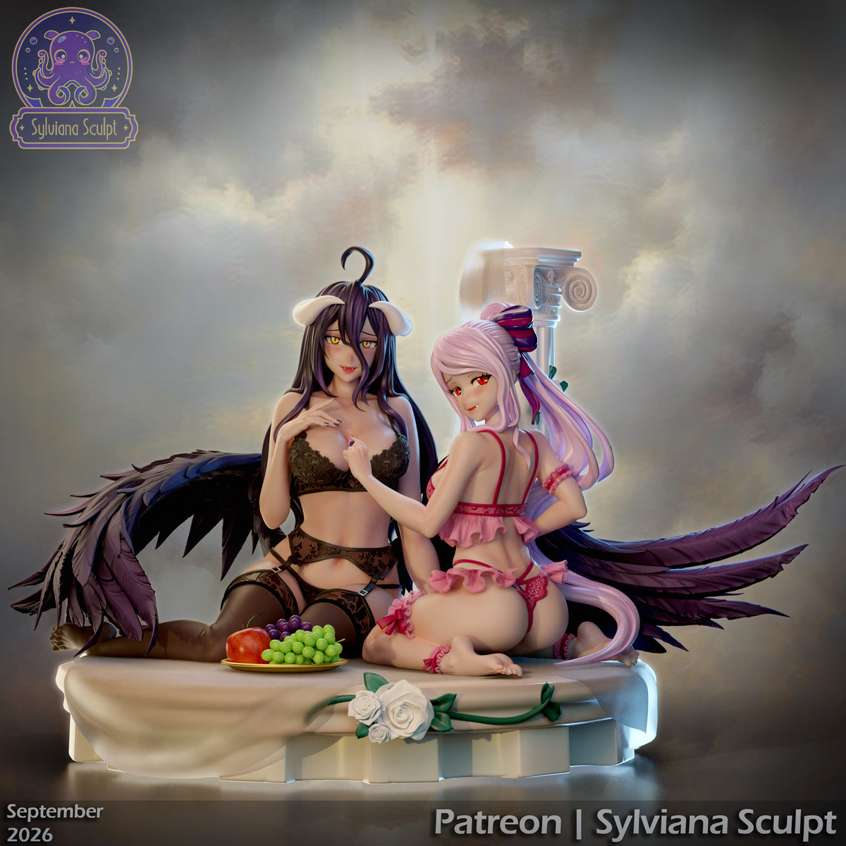 2195 Albedo Shalltear_Overlord NSFW - STL 3D Print Files