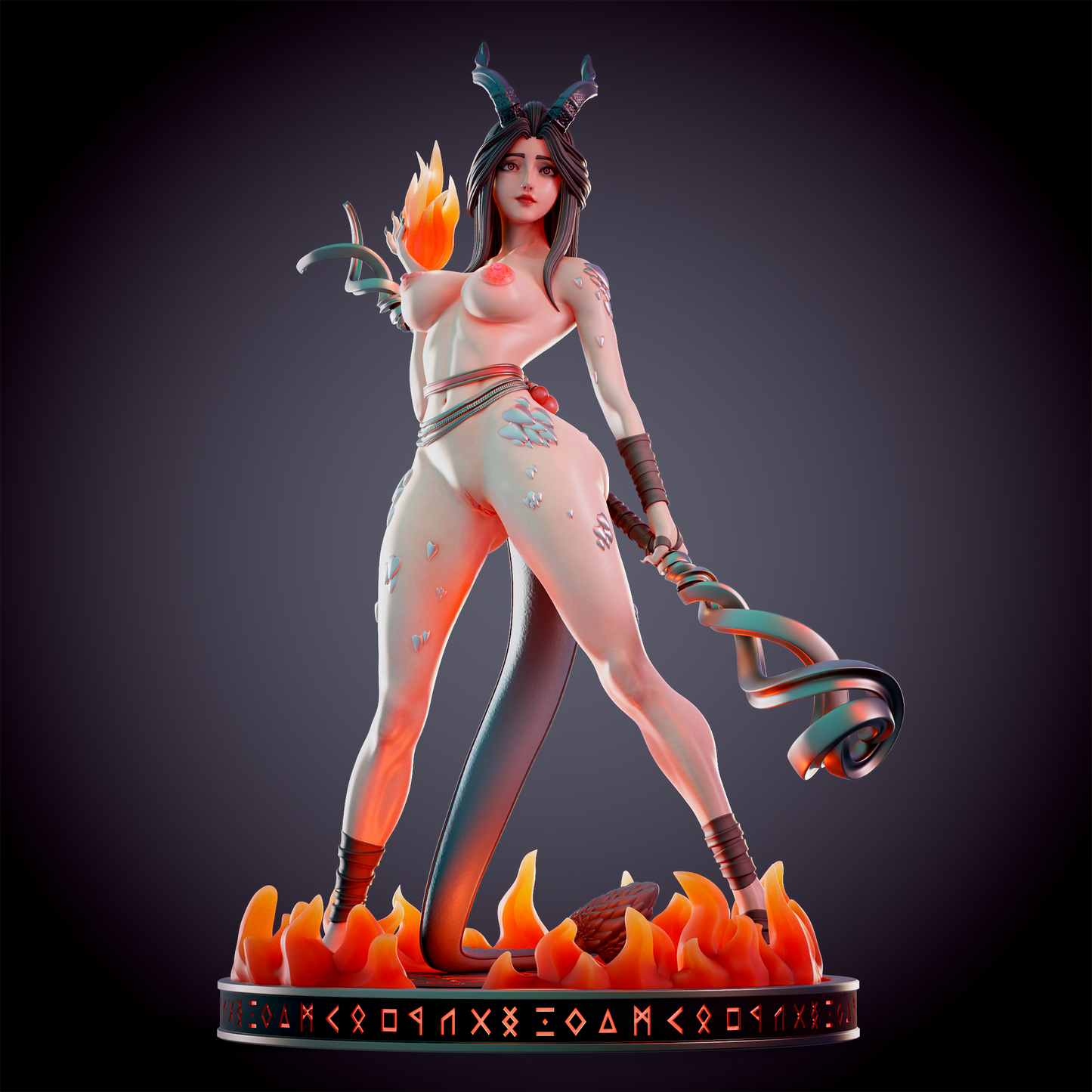 0214 Dragonborn fire priest - STL 3D Print Files