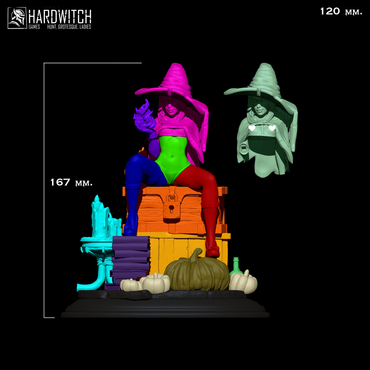 1962 Kidah Brown_Fortuna Magica NSFW Mini - STL 3D Print Files