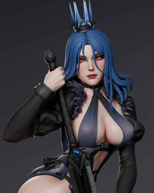 1662 Queen of Spades - STL 3D Print Files