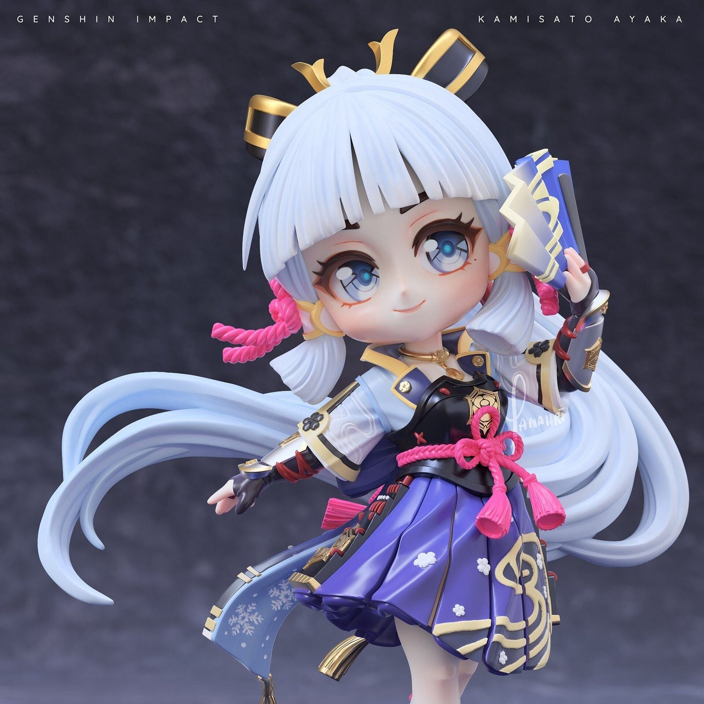 0625 Chibi Kamisato Ayaka - Genshin Impact - STL 3D Print Files