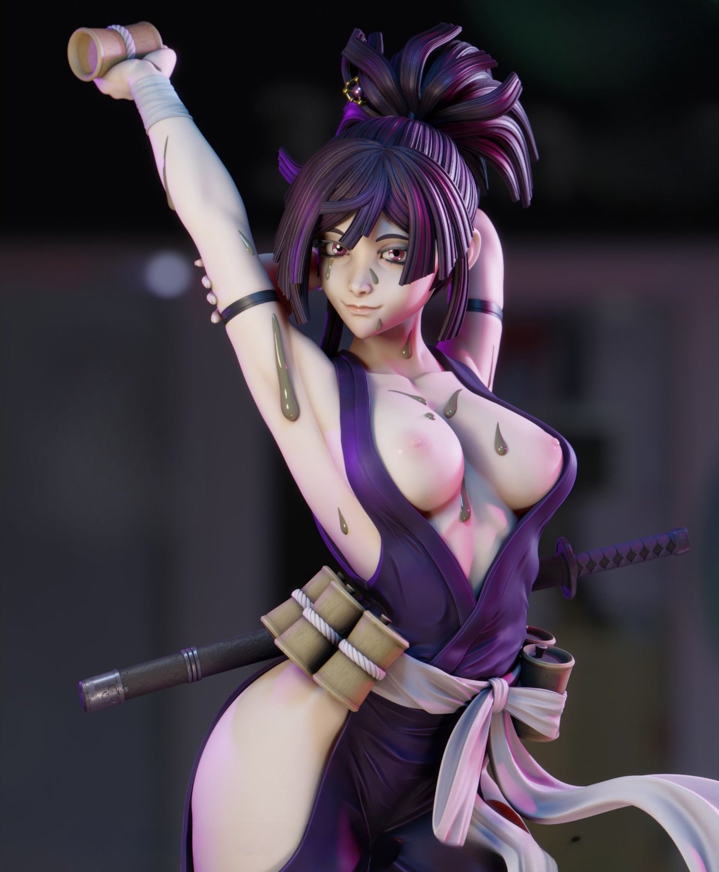 1084 Yuzuriha NSFW - Hell's Paradise (4253) - STL 3D Print Files