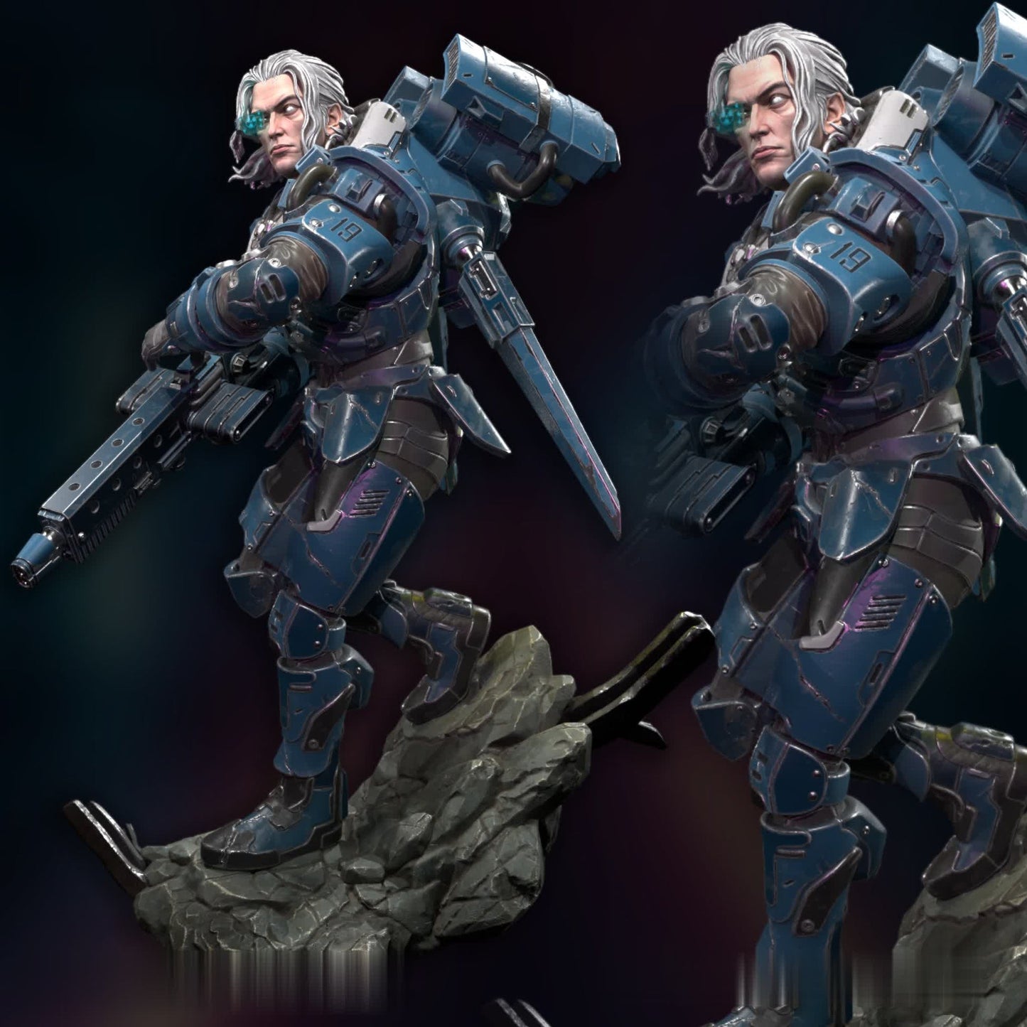 0677 Captain Aris - STL 3D Print Files