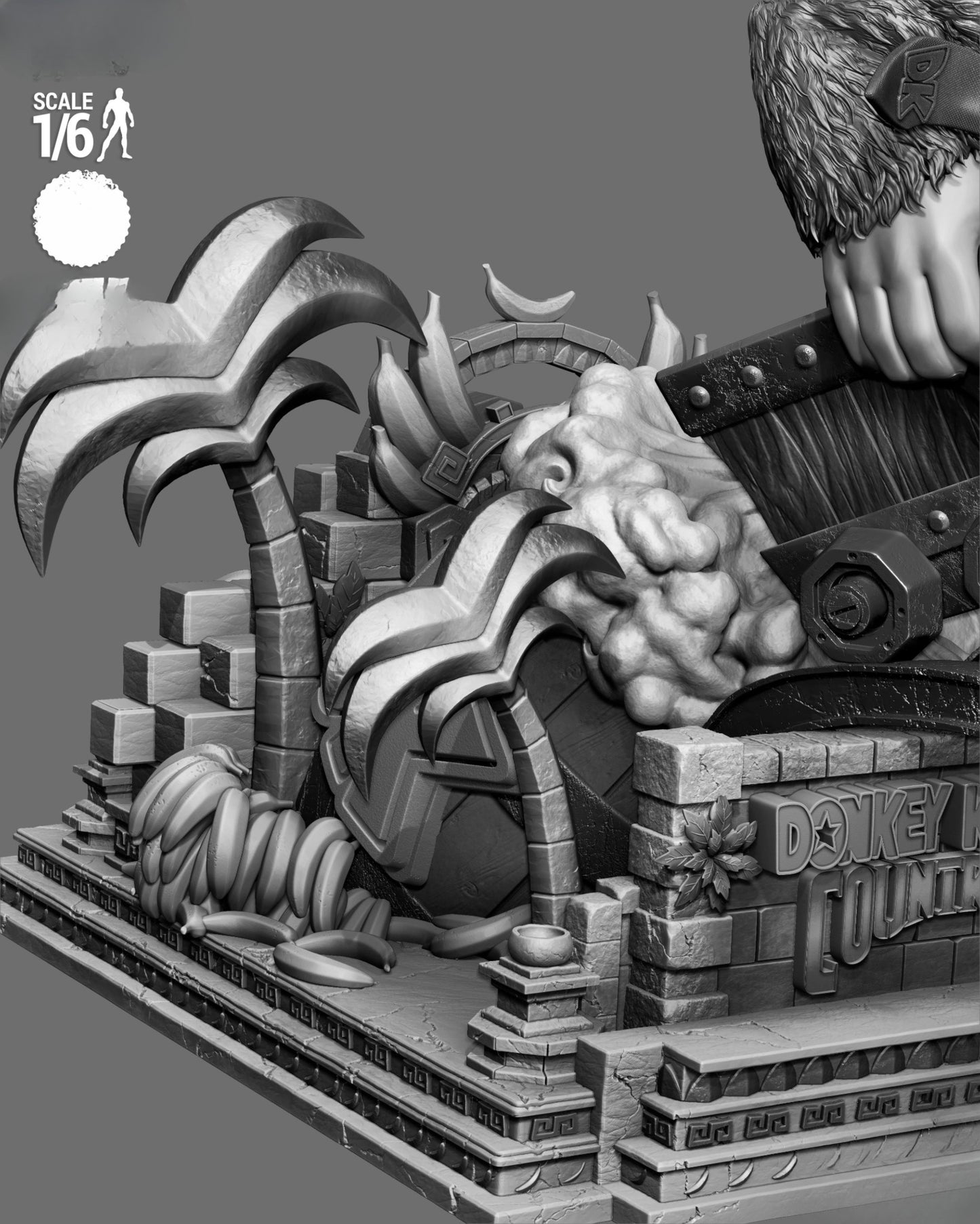 0267 Donkey Kong Country (Donkey and Diddy) - STL 3D Print Files