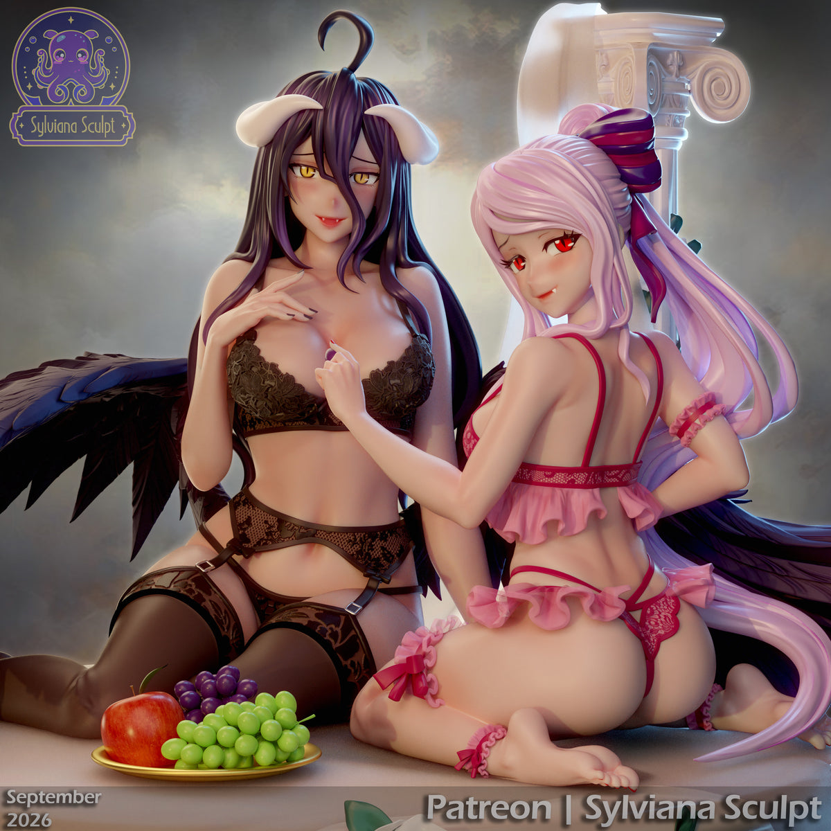 2195 Albedo Shalltear_Overlord NSFW - STL 3D Print Files