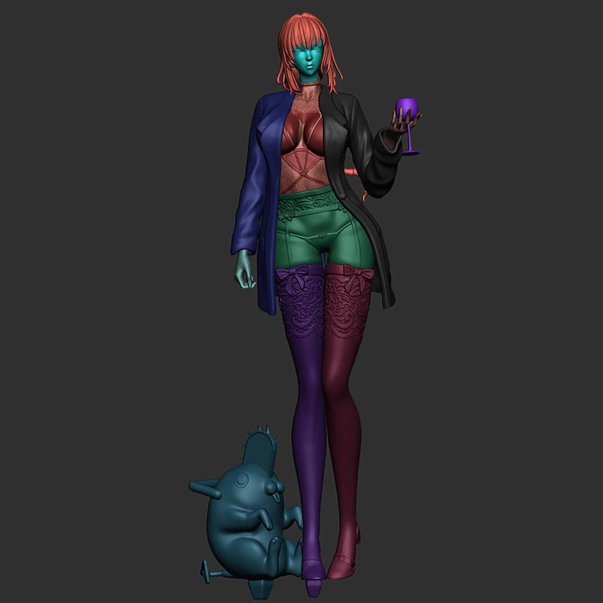 2005 Makima_Chainsaw Man - STL 3D Print Files