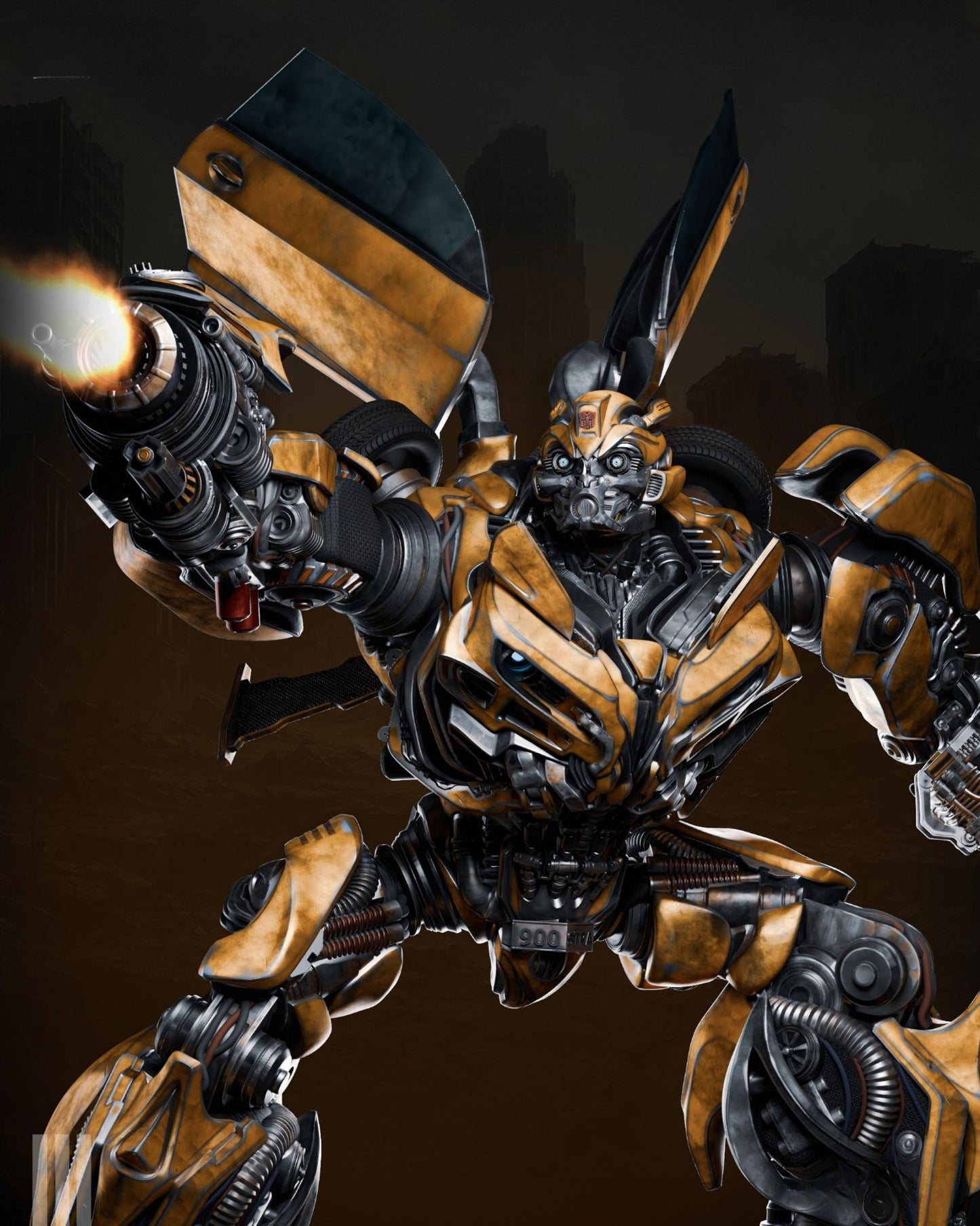 0506 Bumblebee - Transformers (4032) - STL 3D Print Files