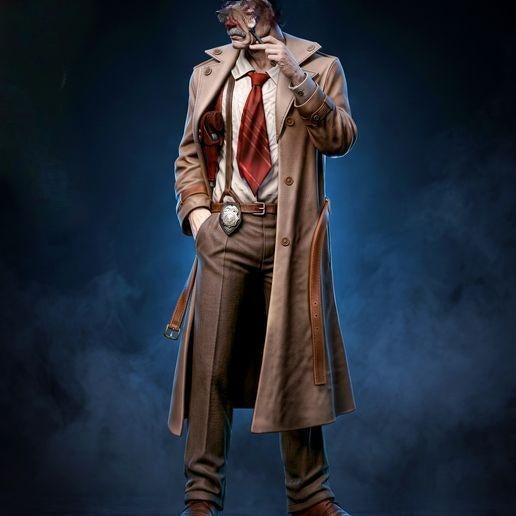 1697 Commissioner James Gordon_DC Comics - STL 3D Print Files