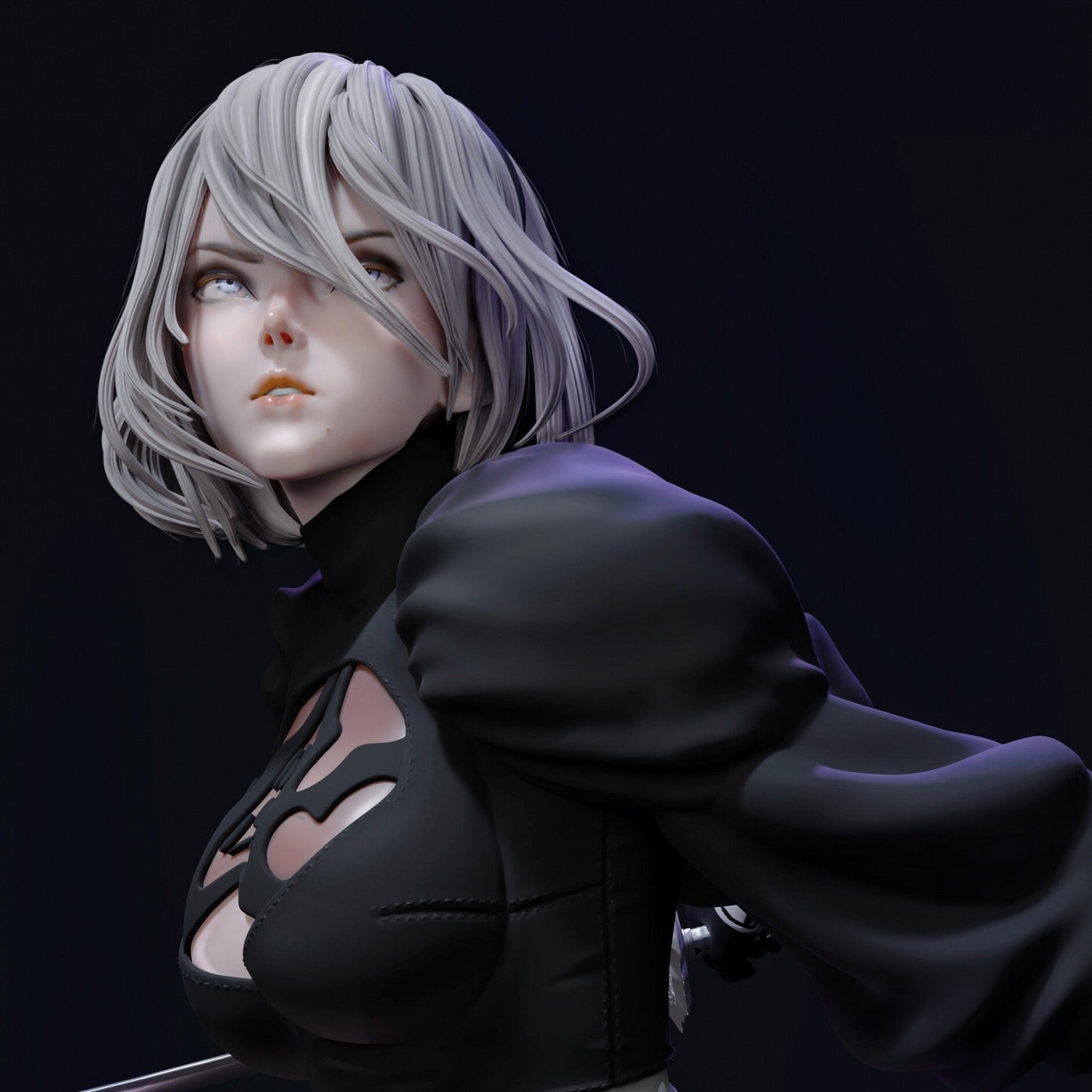 0979 2B - Nier Automata (1667) - STL 3D Print Files