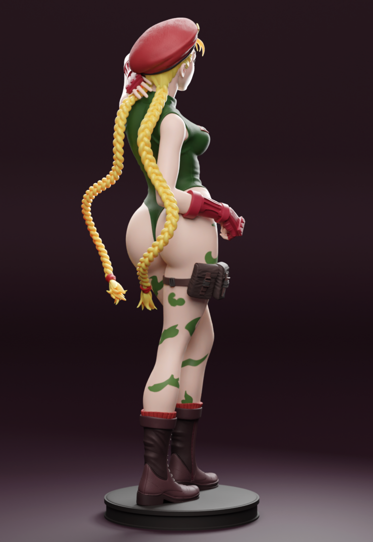 0728 Cammy NSFW - Street Fighter (1439) - STL 3D Print Files