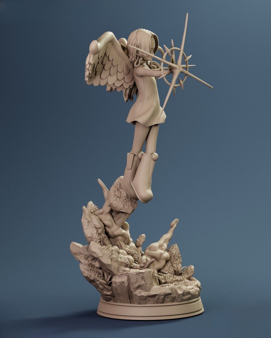 0235 Boa Hancock Seraphim (OP) - STL 3D Print Files