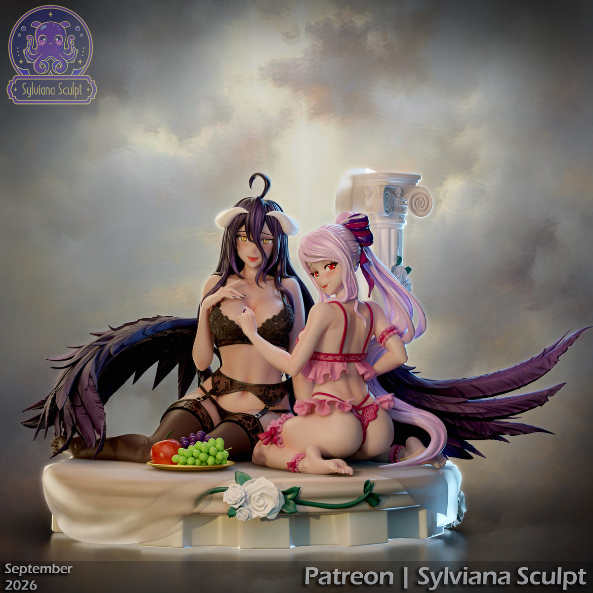 2195 Albedo Shalltear_Overlord NSFW - STL 3D Print Files
