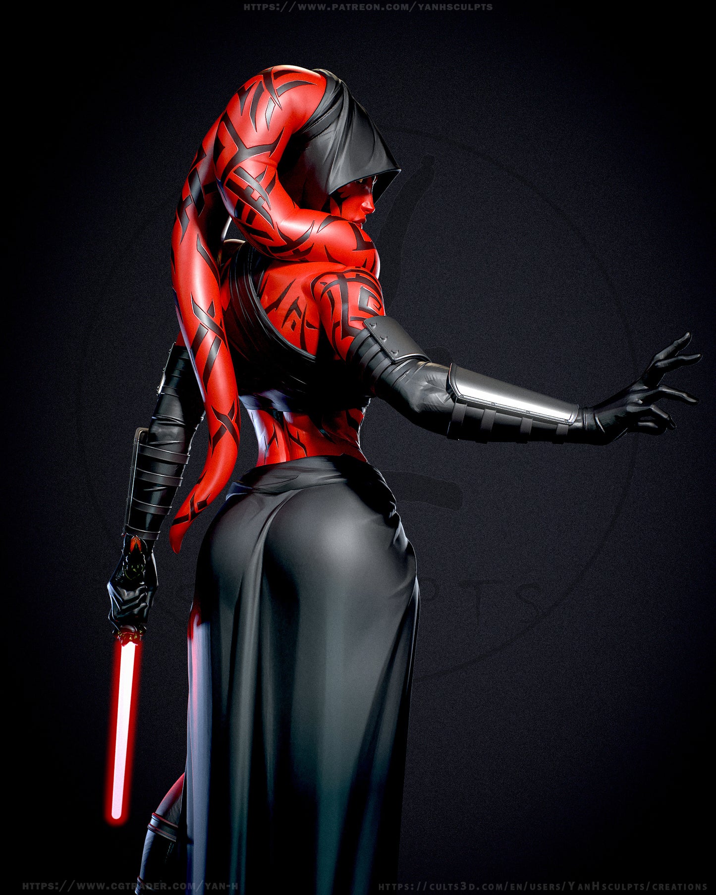 0875 Darth Talon - STL 3D Print Files