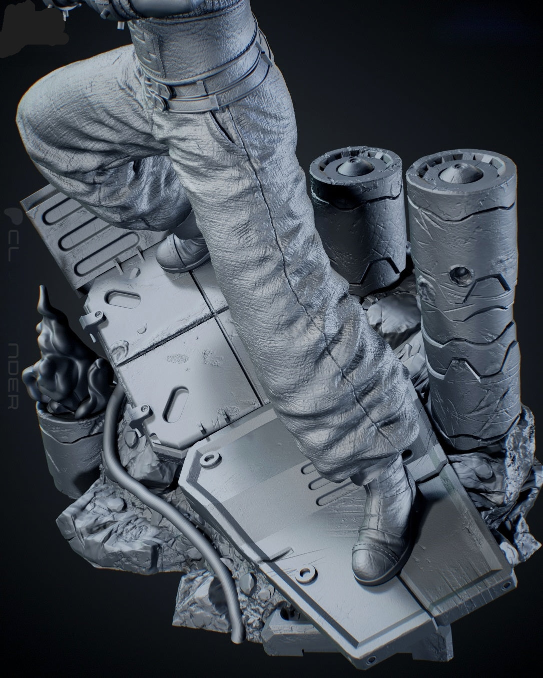 1622 Cloud Strife_Final Fantasy VII - STL 3D Print Files