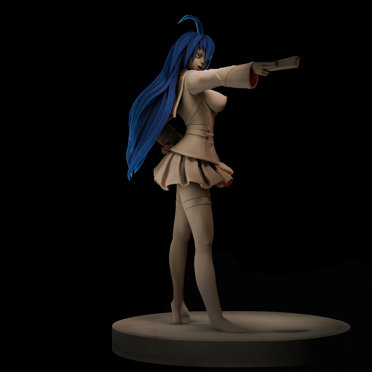 1829 Medaka Kurokami_Medaka Box NSFW - STL 3D Print Files