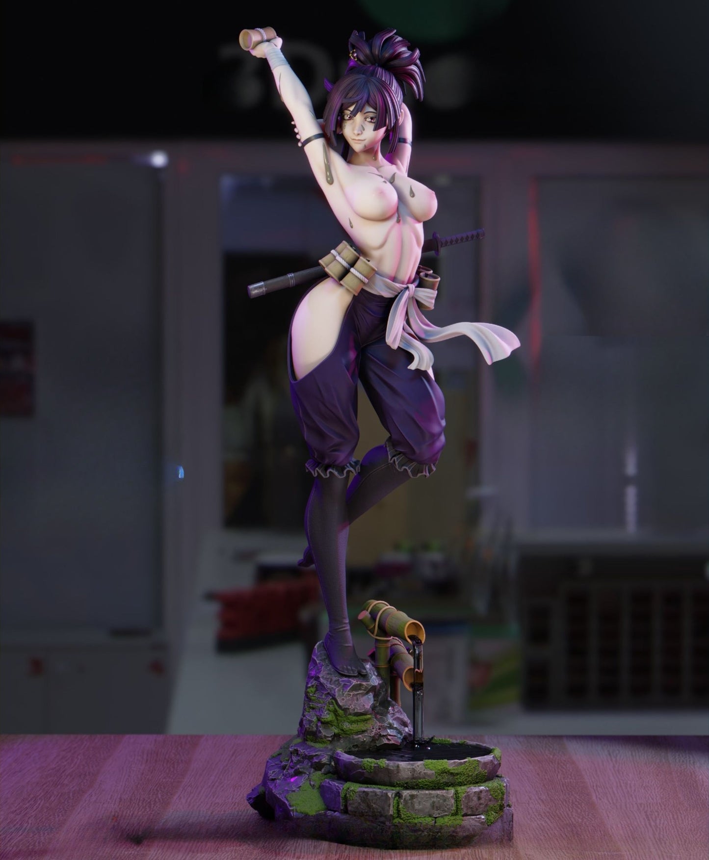 1084 Yuzuriha NSFW - Hell's Paradise (4253) - STL 3D Print Files