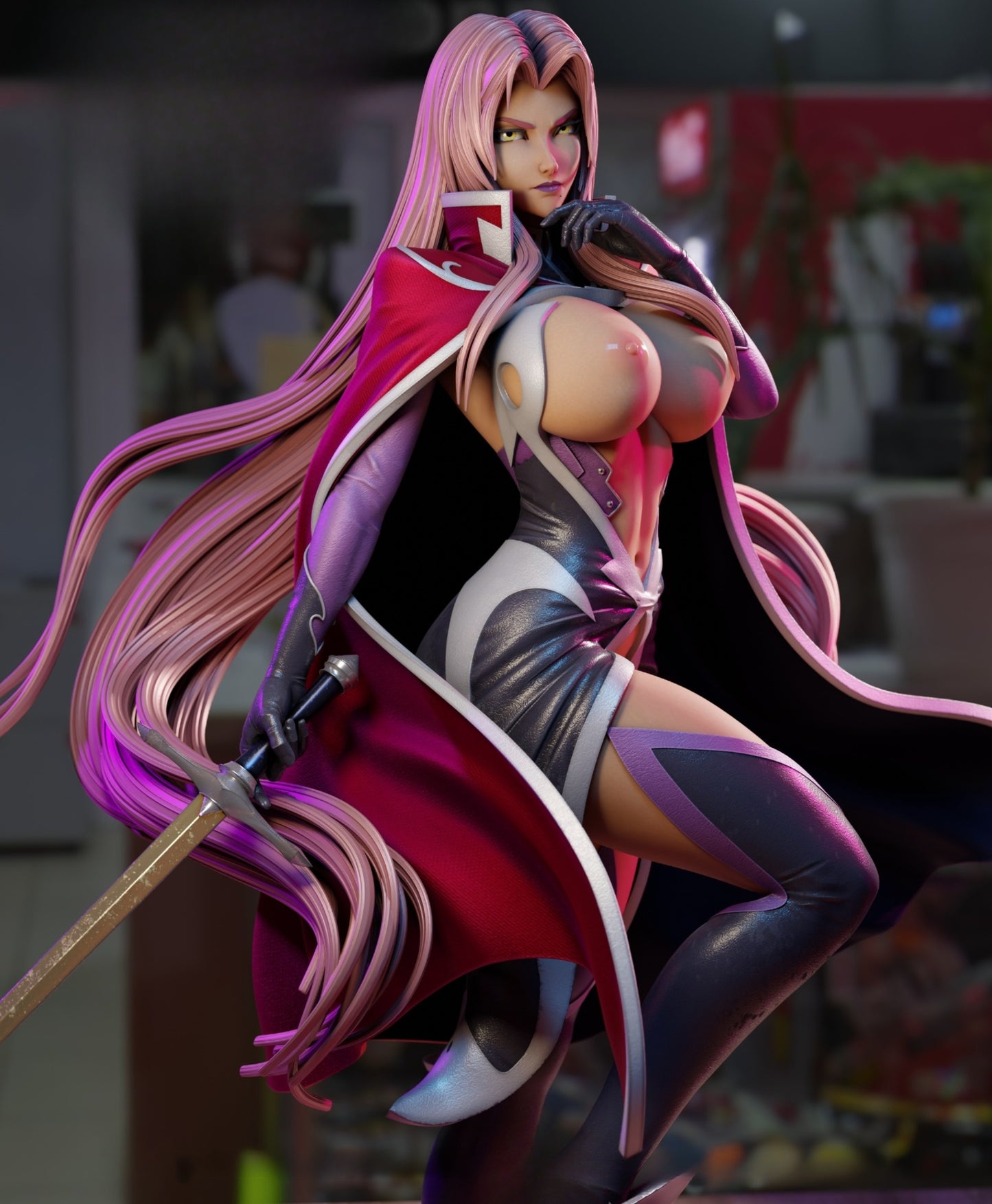 1376 Ingrid_Action Taimanin - STL 3D Print Files