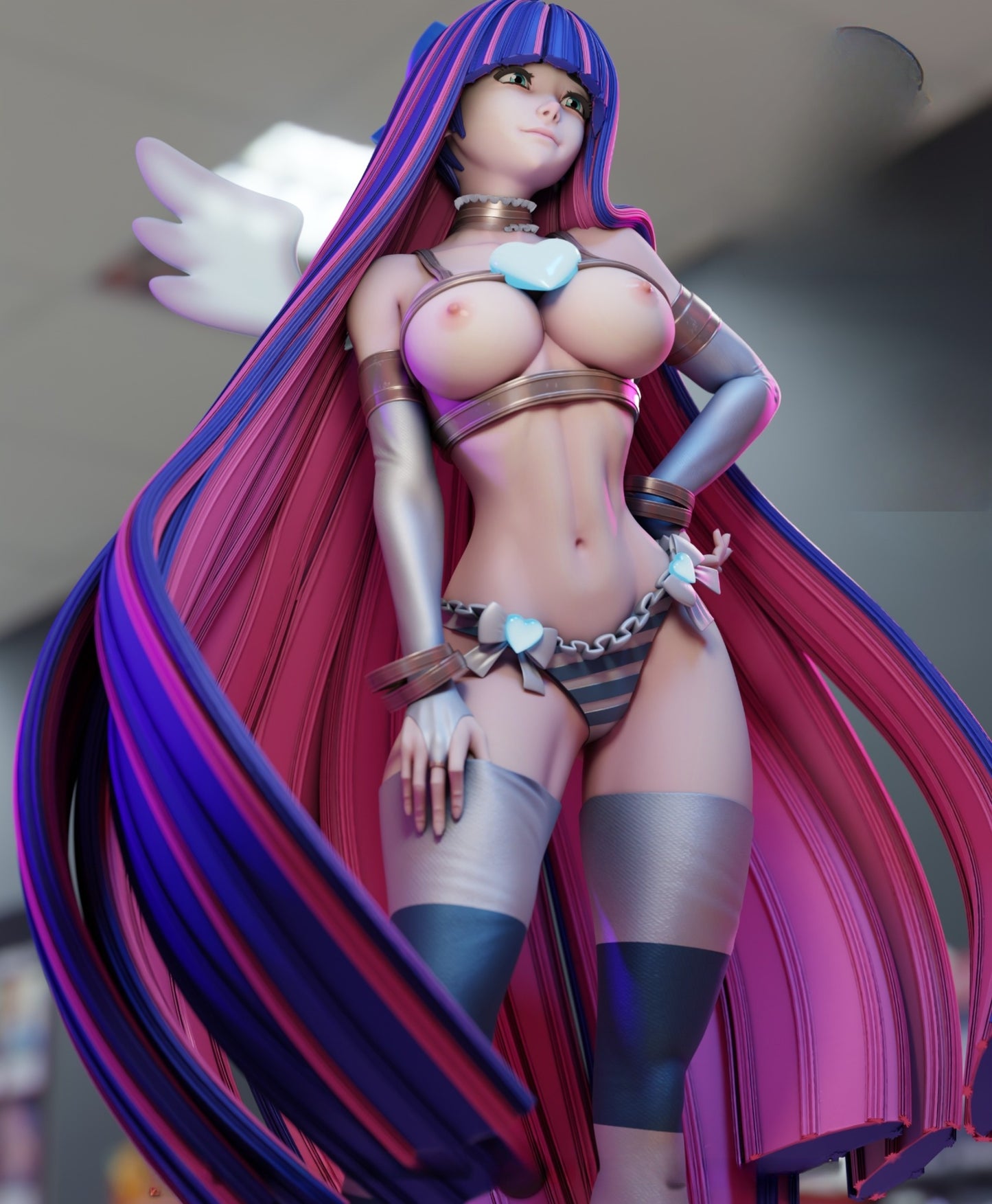 1394 Stocking Anarchy_Panty & Stocking with Garterbelt NSFW - STL 3D Print Files