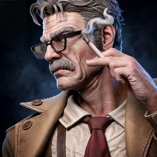 1697 Commissioner James Gordon_DC Comics - STL 3D Print Files