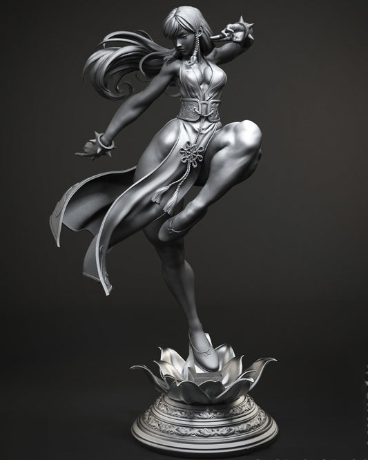 0448 Chun-Li - Street Fighter (1350) - STL 3D Print Files