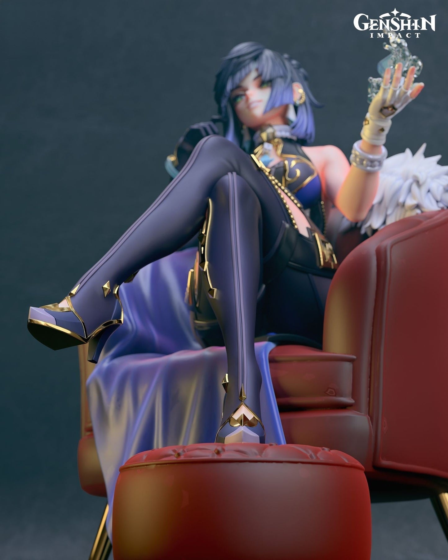 0798 Yelan - Genshin Impact - STL 3D Print Files