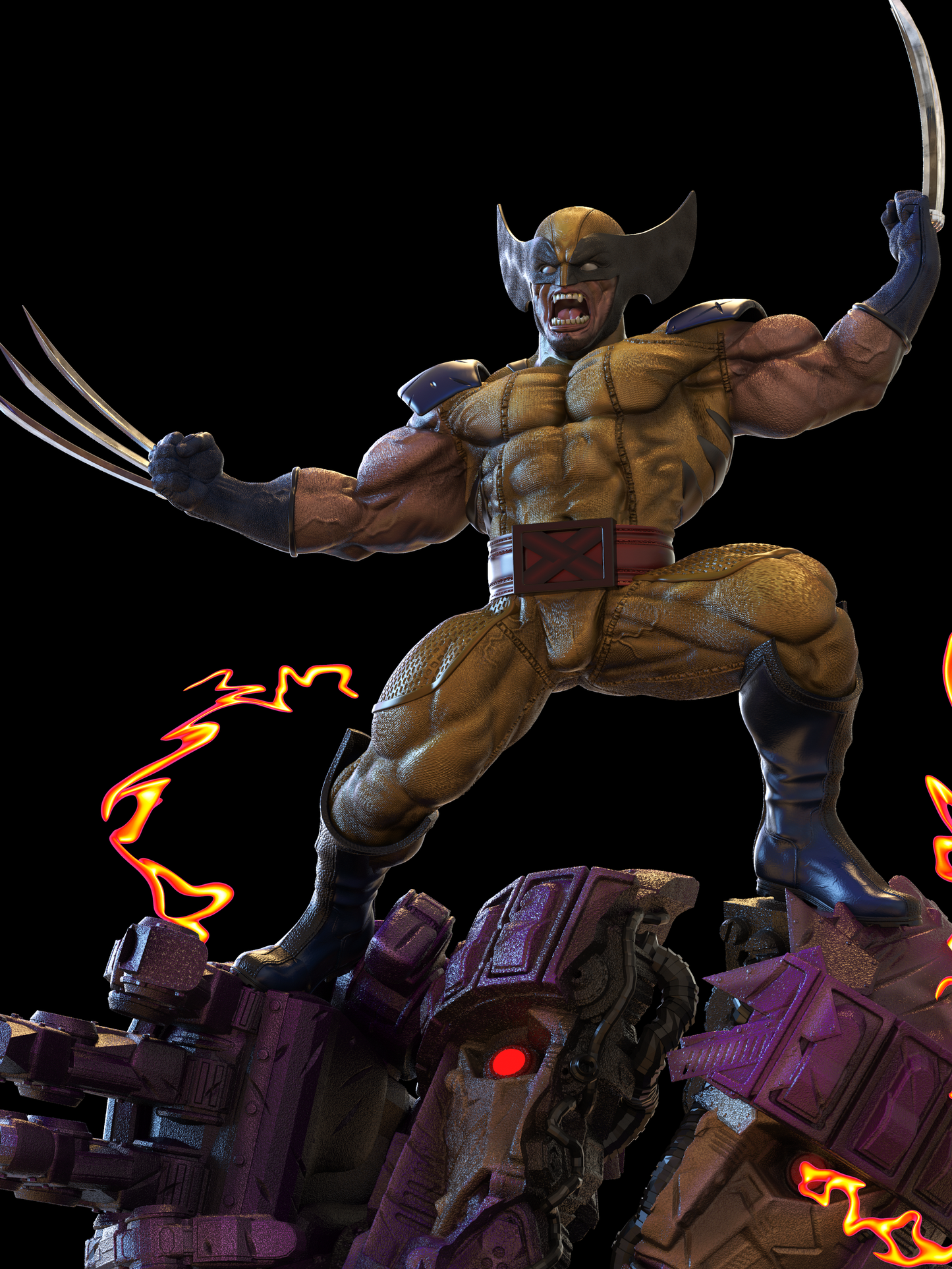 0944 WOLVERINE - LOGAN (2258) - STL 3D Print Files