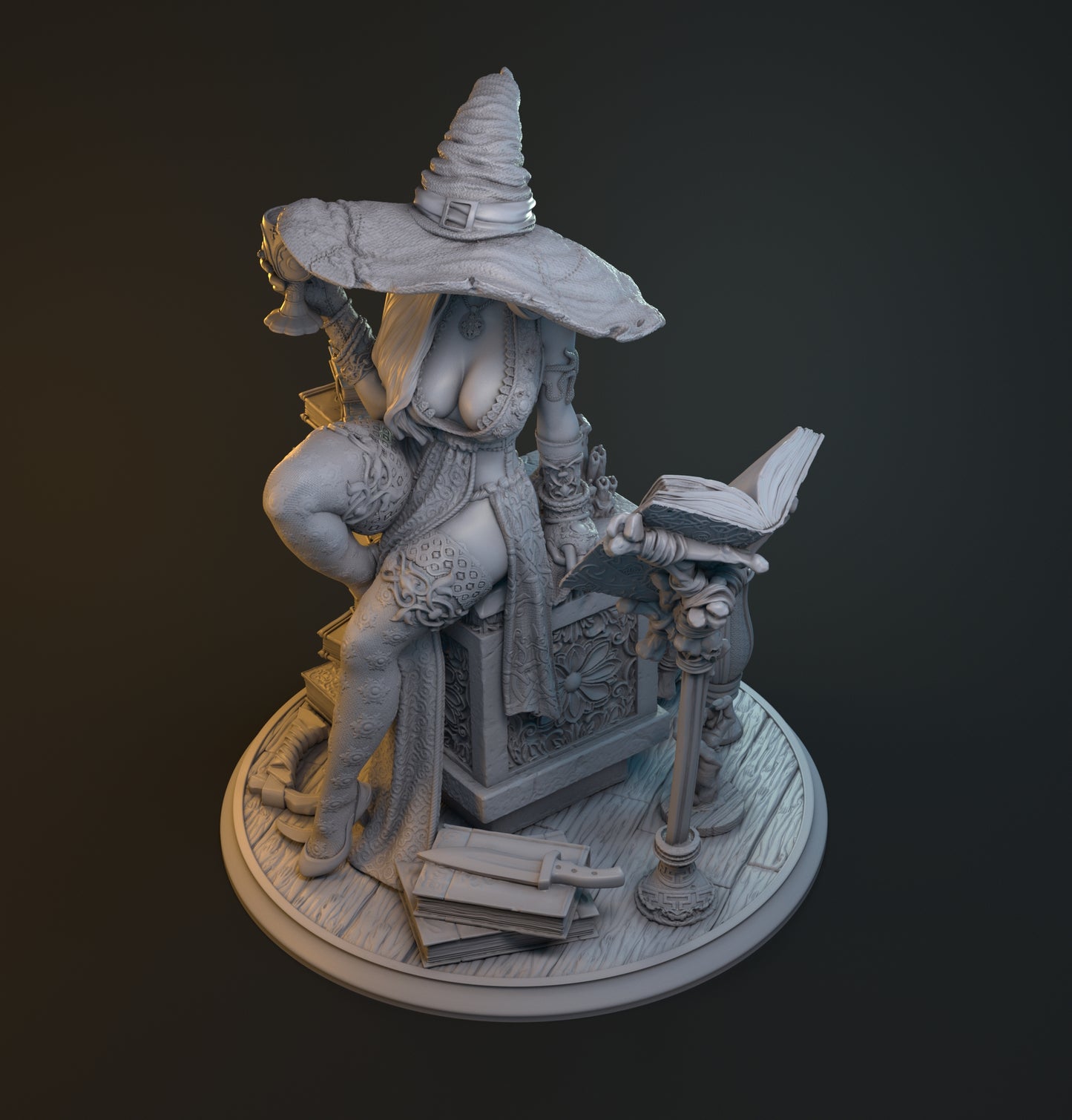 1718 Merlin_Miniature NSFW - STL 3D Print Files
