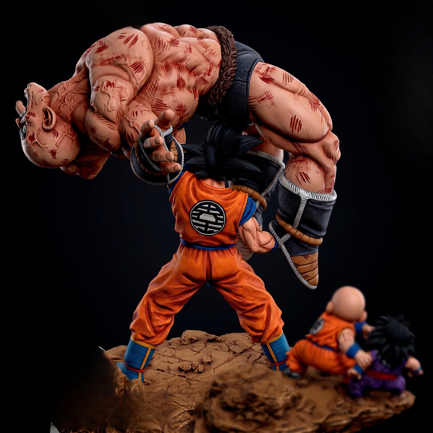 1553 Goku Nappa_Dragon Ball - STL 3D Print Files