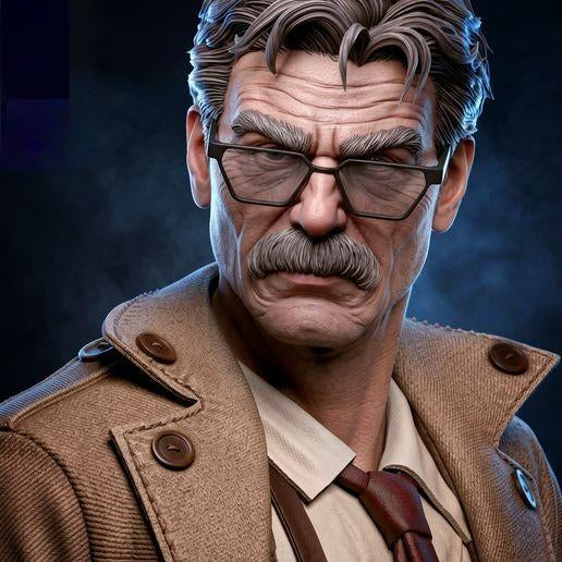1697 Commissioner James Gordon_DC Comics - STL 3D Print Files