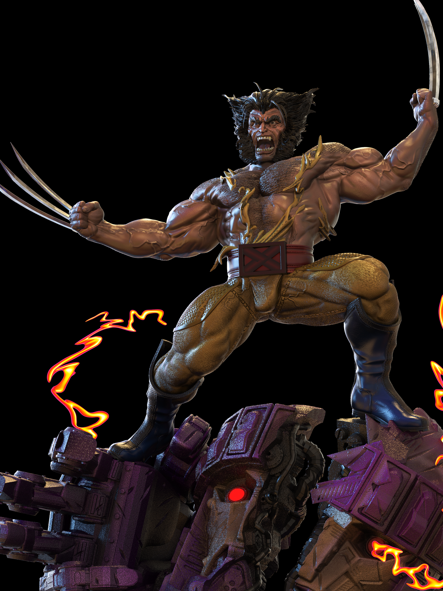 0944 WOLVERINE - LOGAN (2258) - STL 3D Print Files
