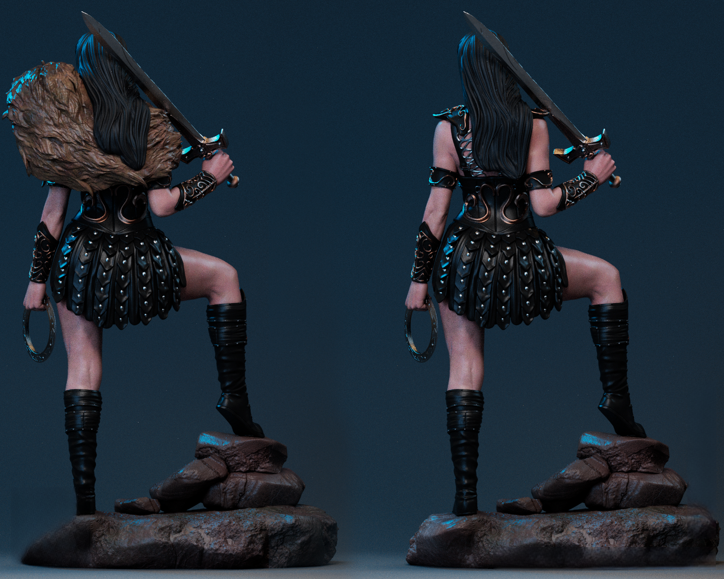 0137 Xena - Warrior Princess - STL 3D Print Files