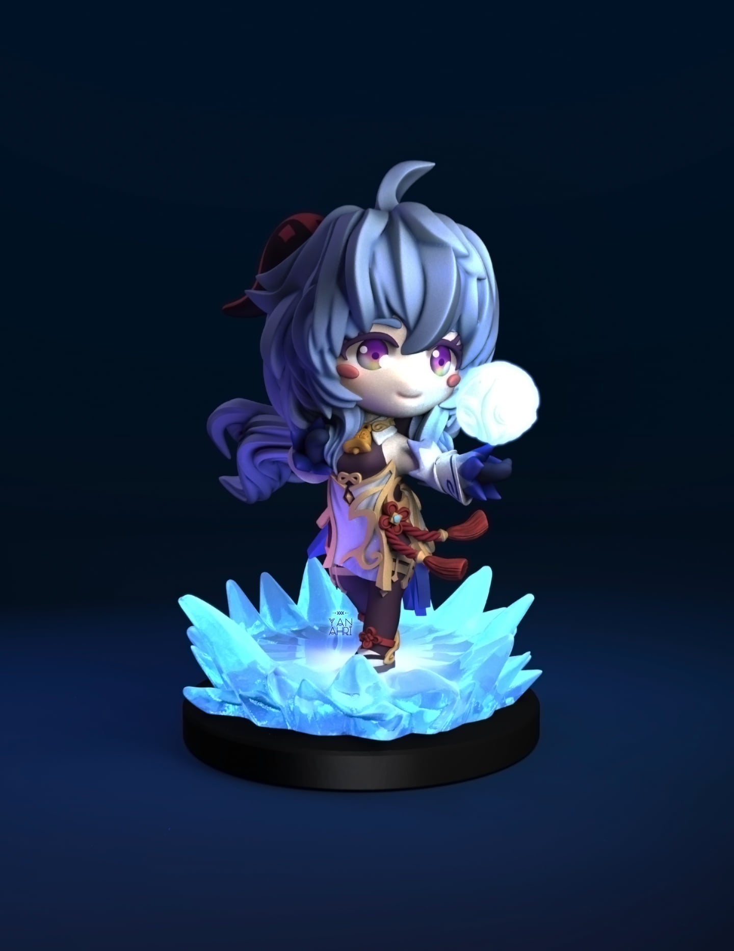 0626 Chibi Ganyu - Genshin Impact - STL 3D Print Files