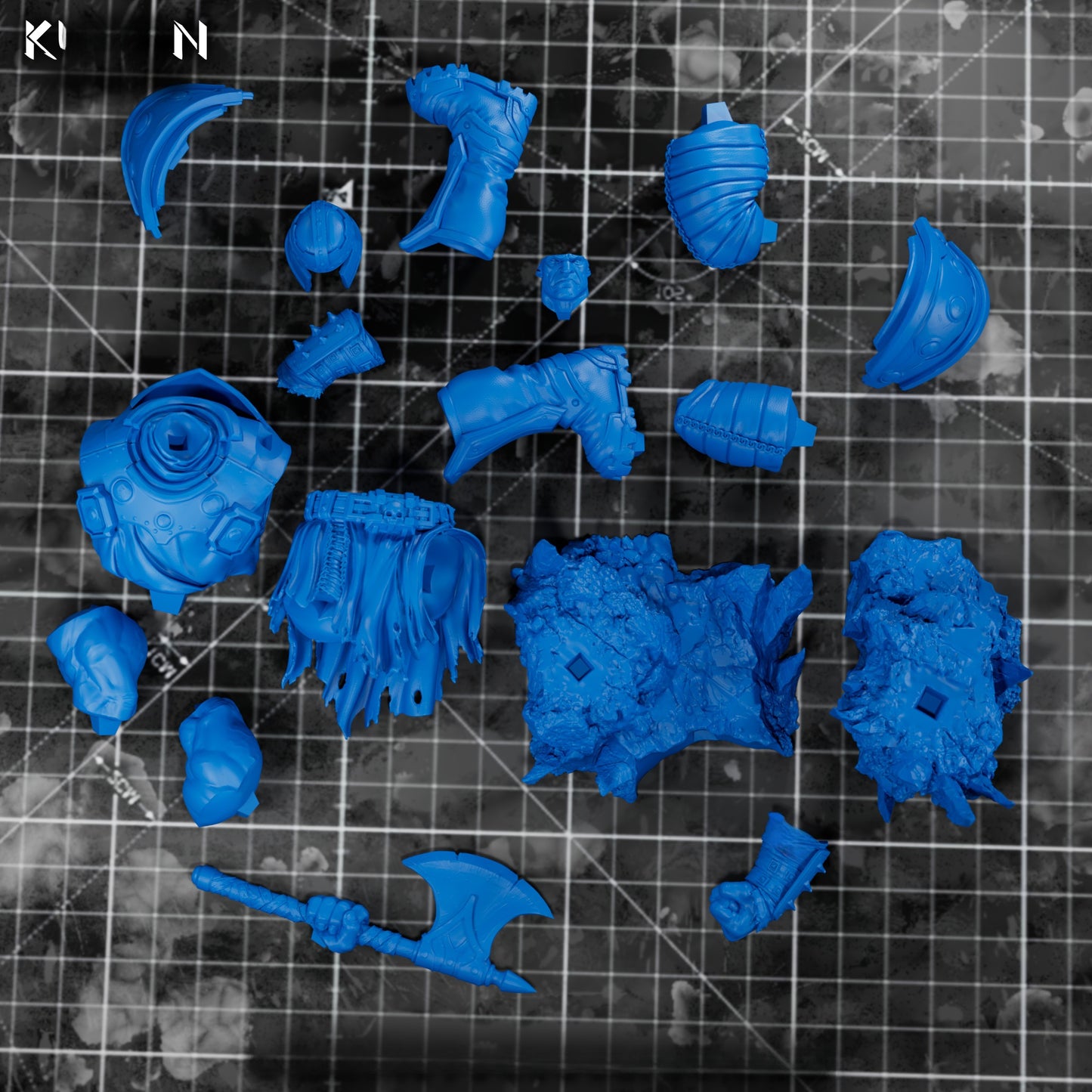 1404 Ram Man_Masters of the Universe - STL 3D Print Files