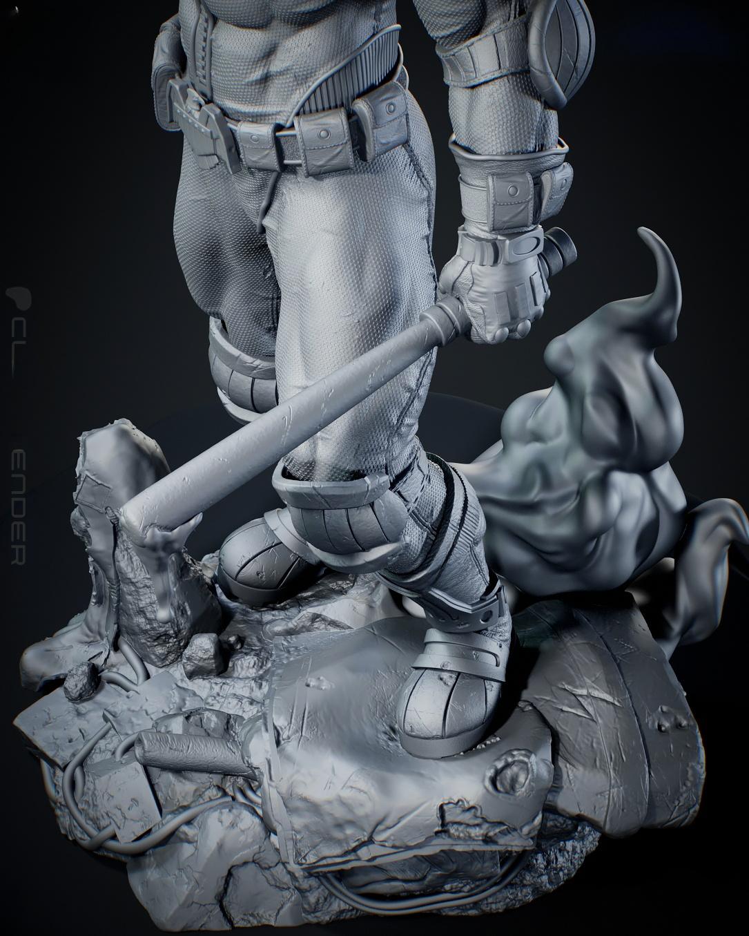 1642 Judge Dredd_2000 AD - STL 3D Print Files