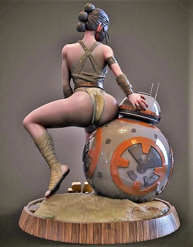 1210 Rey_Star Wars - STL 3D Print Files