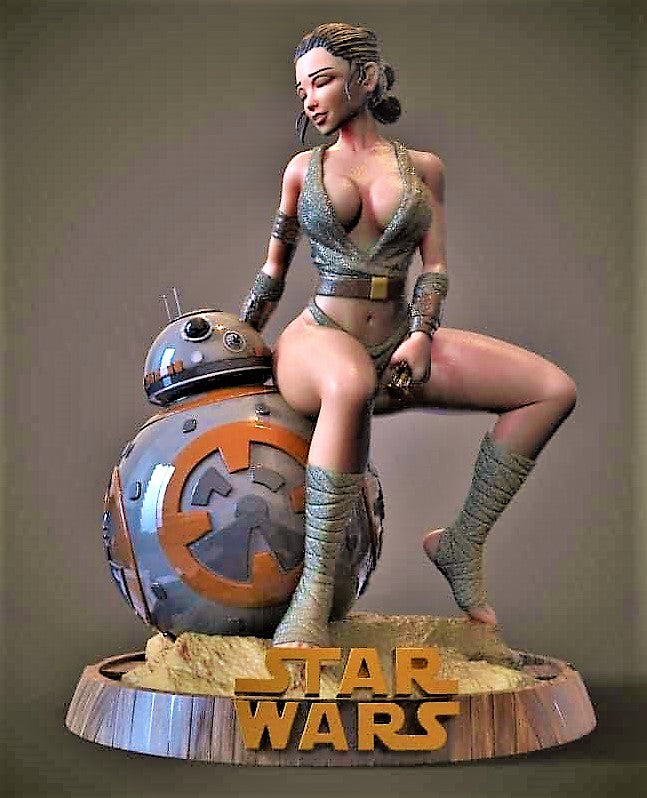 1210 Rey_Star Wars - STL 3D Print Files