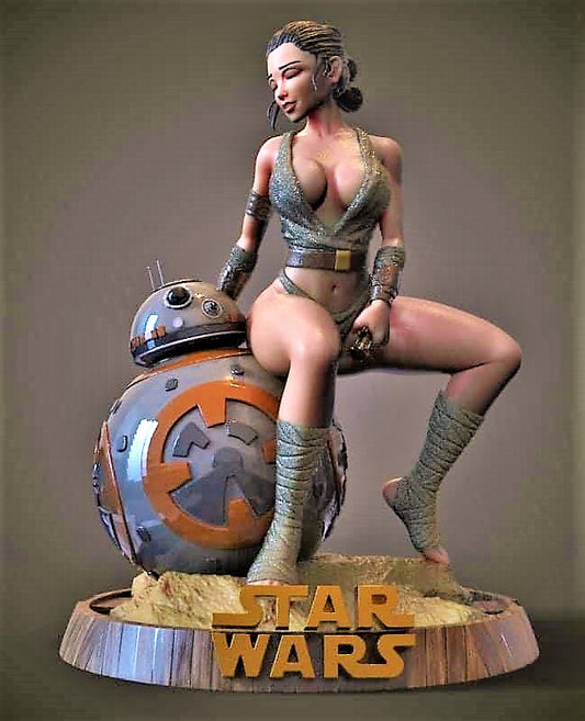 1210 Rey_Star Wars - STL 3D Print Files