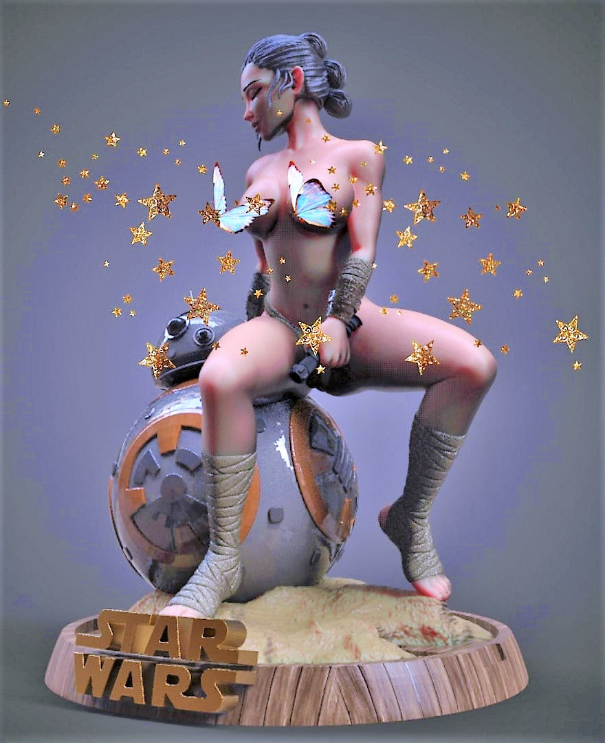 1210 Rey_Star Wars - STL 3D Print Files