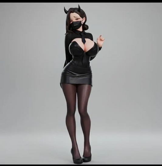 1751 DemonGirl_Mini - STL 3D Print Files