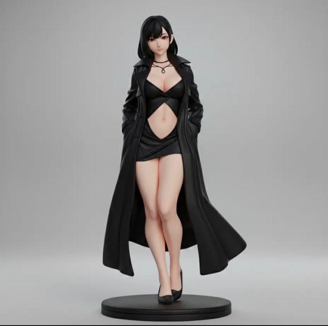 1752 GothicGirl_Mini - STL 3D Print Files